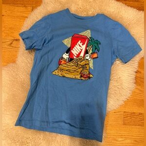 Nike Kids Blue Adventure Graphic Tee